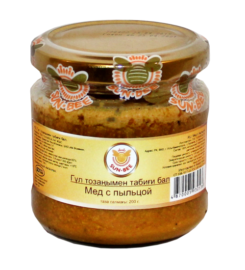 Пыльца  в меду 200 гр.