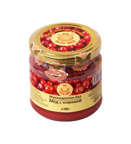 Клюква в меду 230 гр.